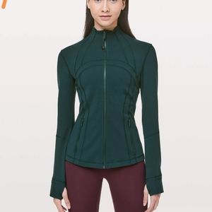 Green lululemon define jacket size 14